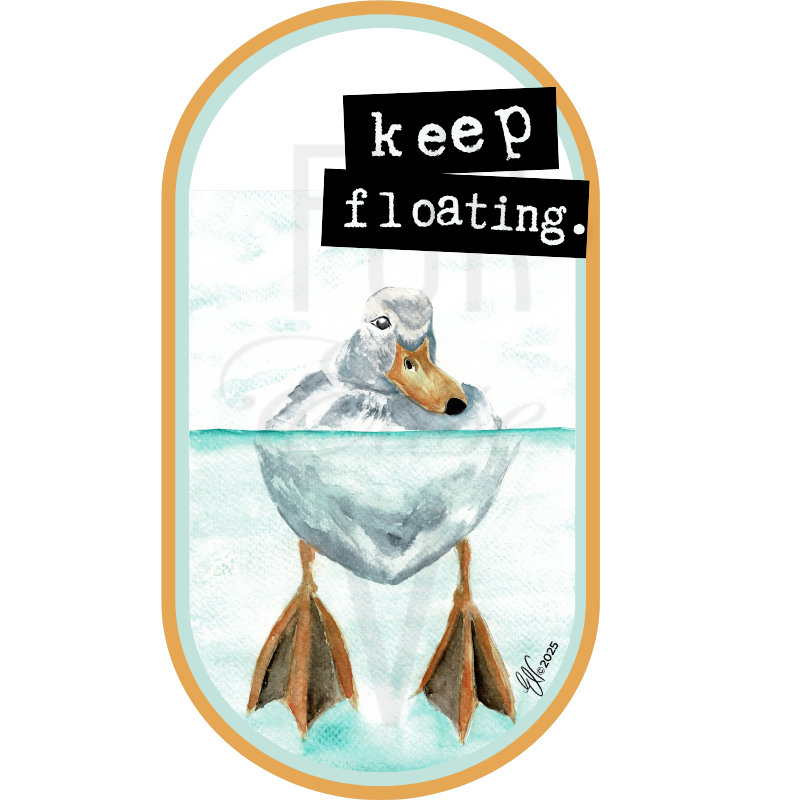 “KEEP FLOATING” STICKER