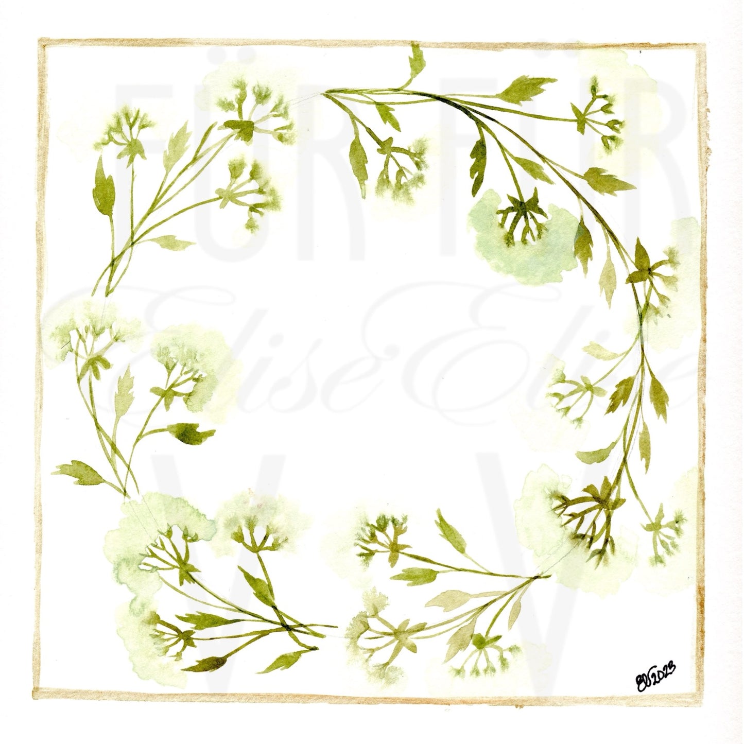 QUEEN ANNE’S LACE WREATH II