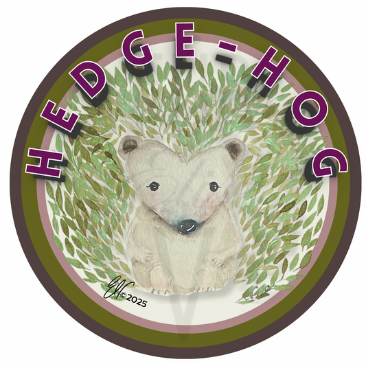 “HEDGE-HOG” STICKER