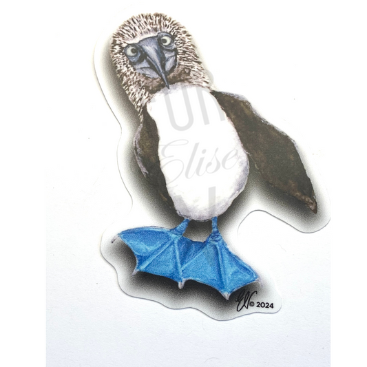 BLUE FOOTED BOOBY STICKER