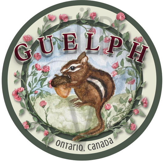 GUELPH CHIPMUNK STICKER