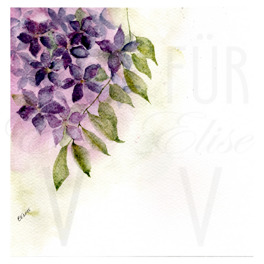 FADED PURPLE FLOWERS