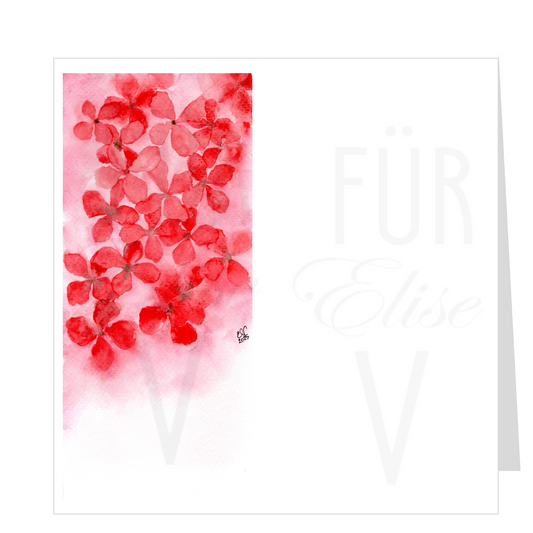 FADED RED-PINK CASCADE