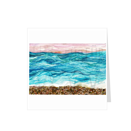 PEBBLED SUNSET BEACH