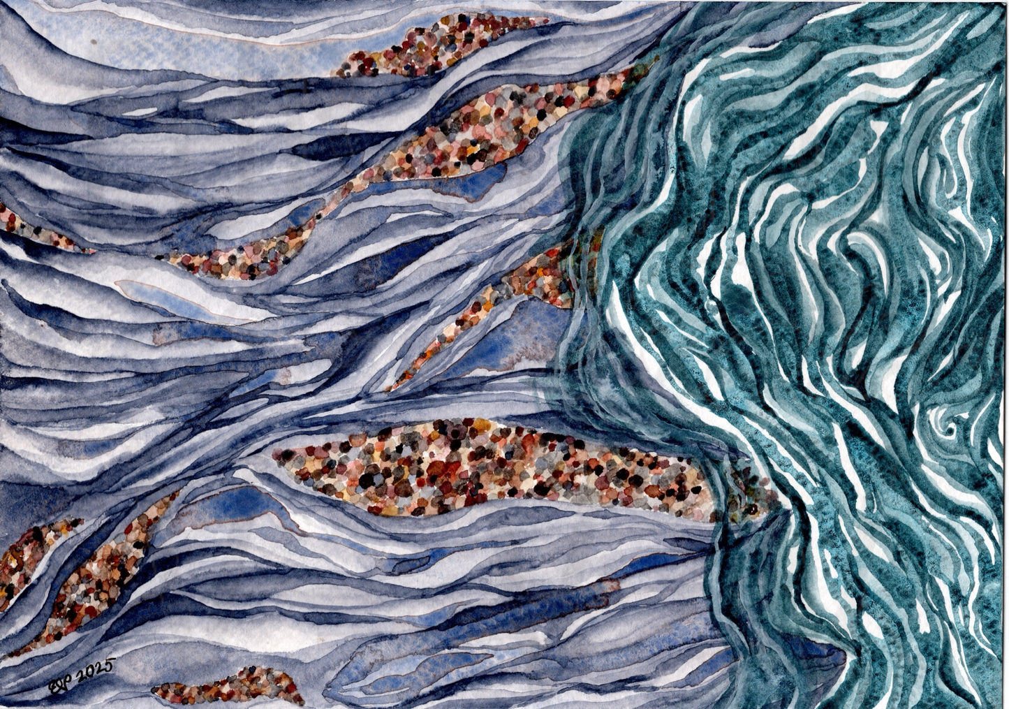 PEBBLES, SHALE & WATER