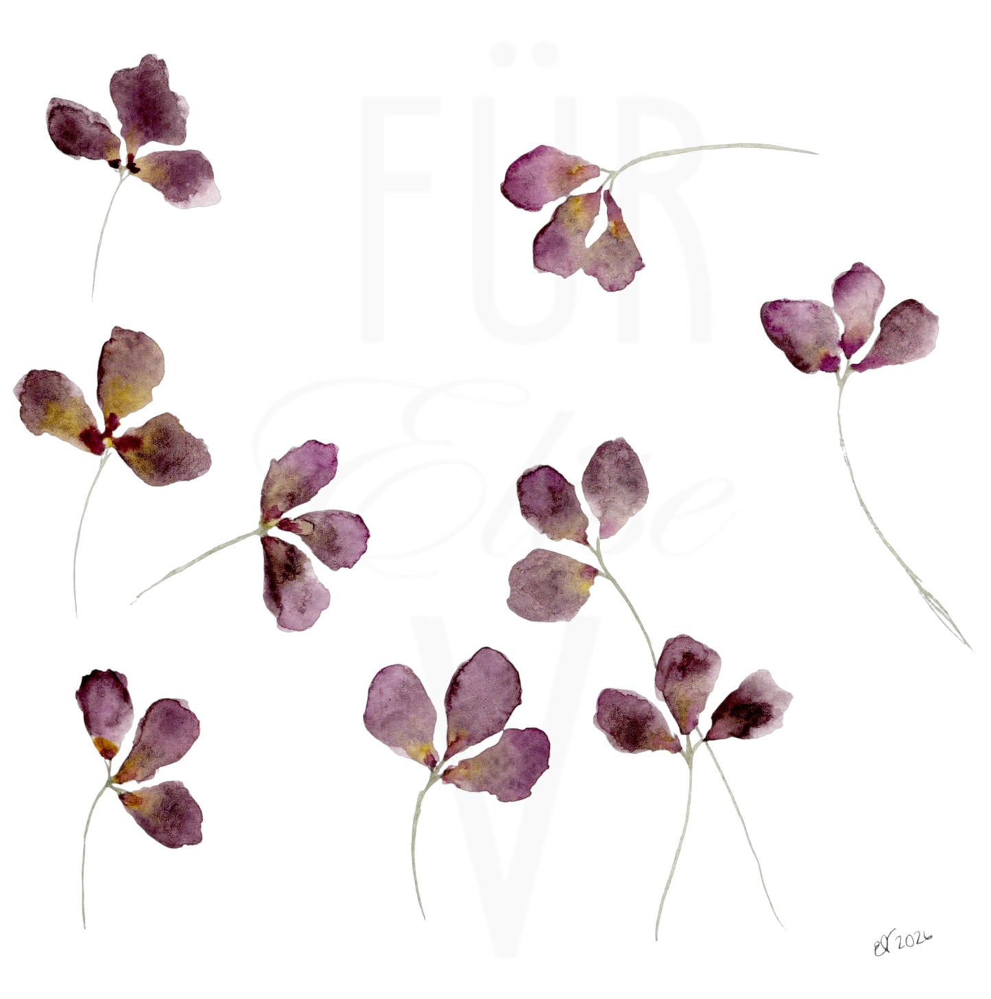 FALLEN PURPLE FLOWERS