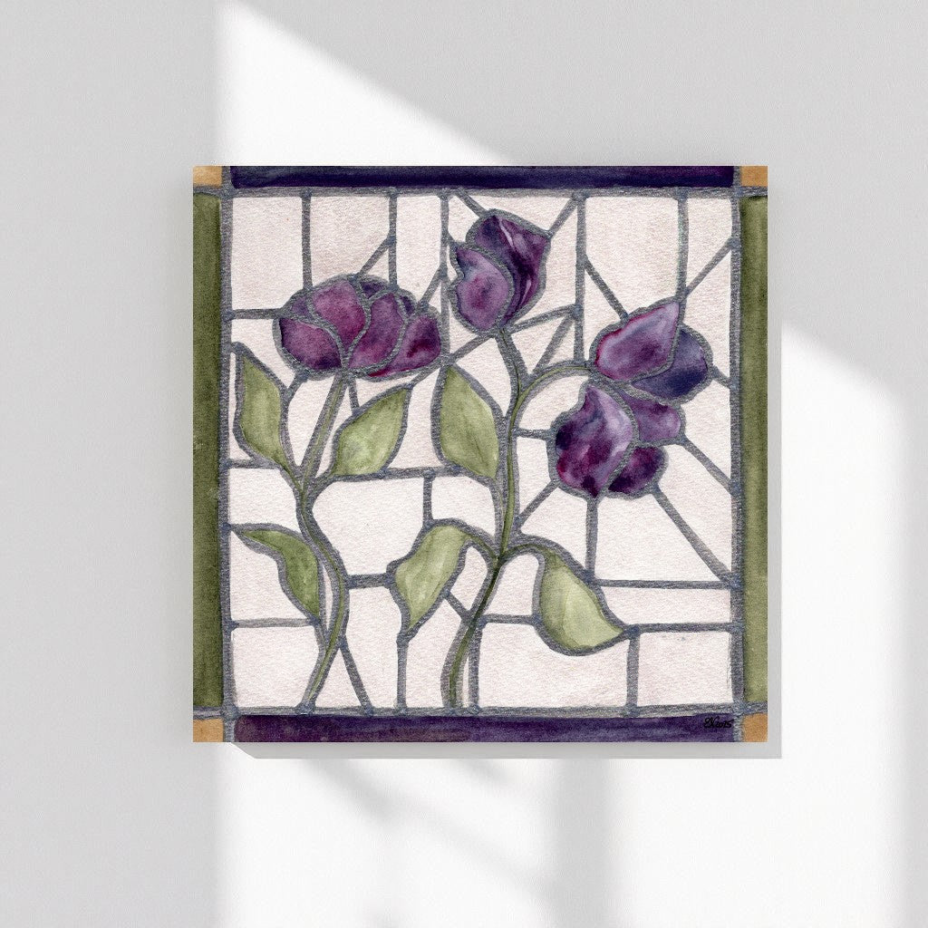 STAINED GLASS FLOWERS