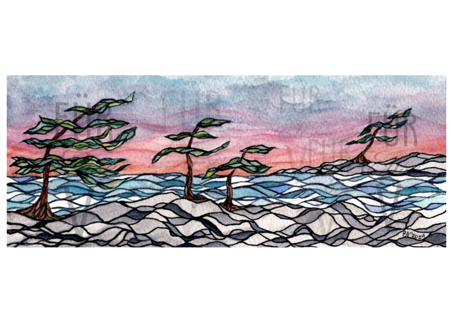 STAINED GLASS NORTHERN SHORELINE