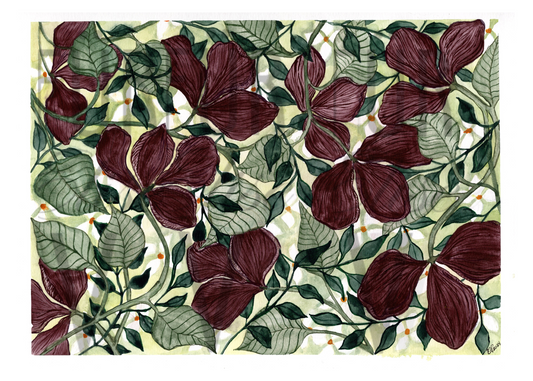 THREE PETAL FLORAL DECOR