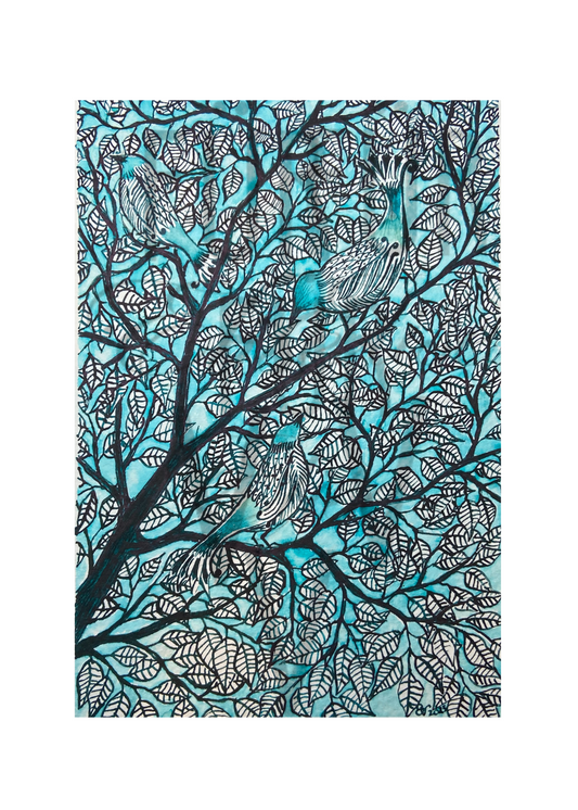 TURQUOISE CAMOUFLAGE