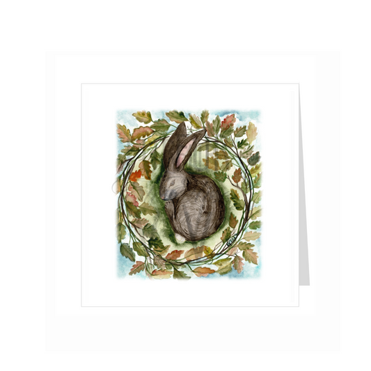 BUNNY & OAK LEAVES