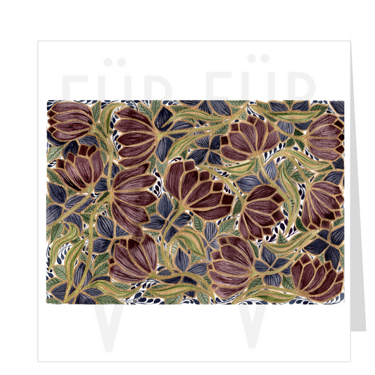BURGUNDY TULIP DECOR