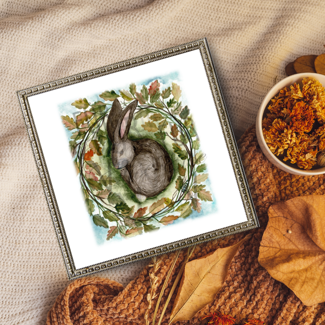 BUNNY & OAK LEAVES