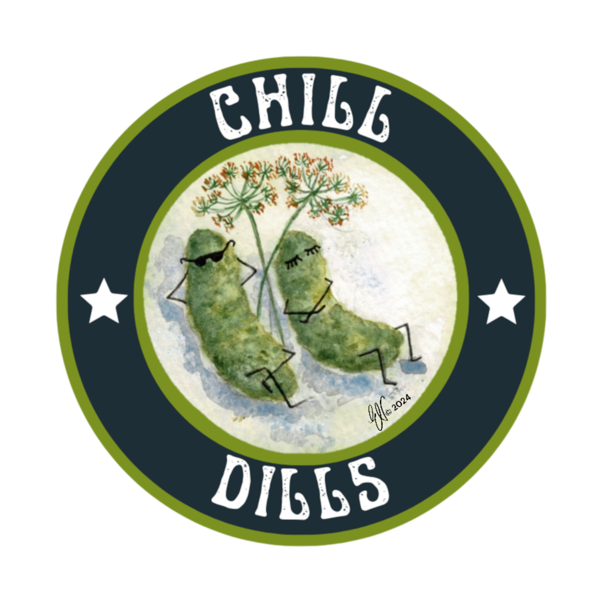 CHILL DILLS STICKER