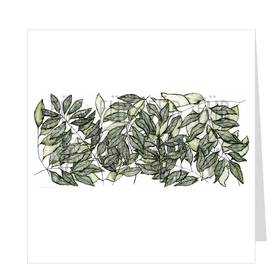 FINE LINE INK LEAVES I