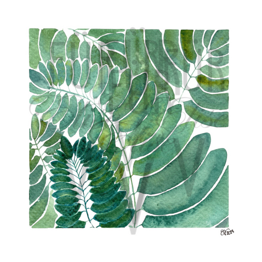 GREEN LEAVES I