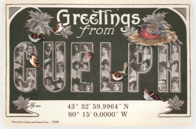 “GREETINGS FROM GUELPH”~ POSTCARD