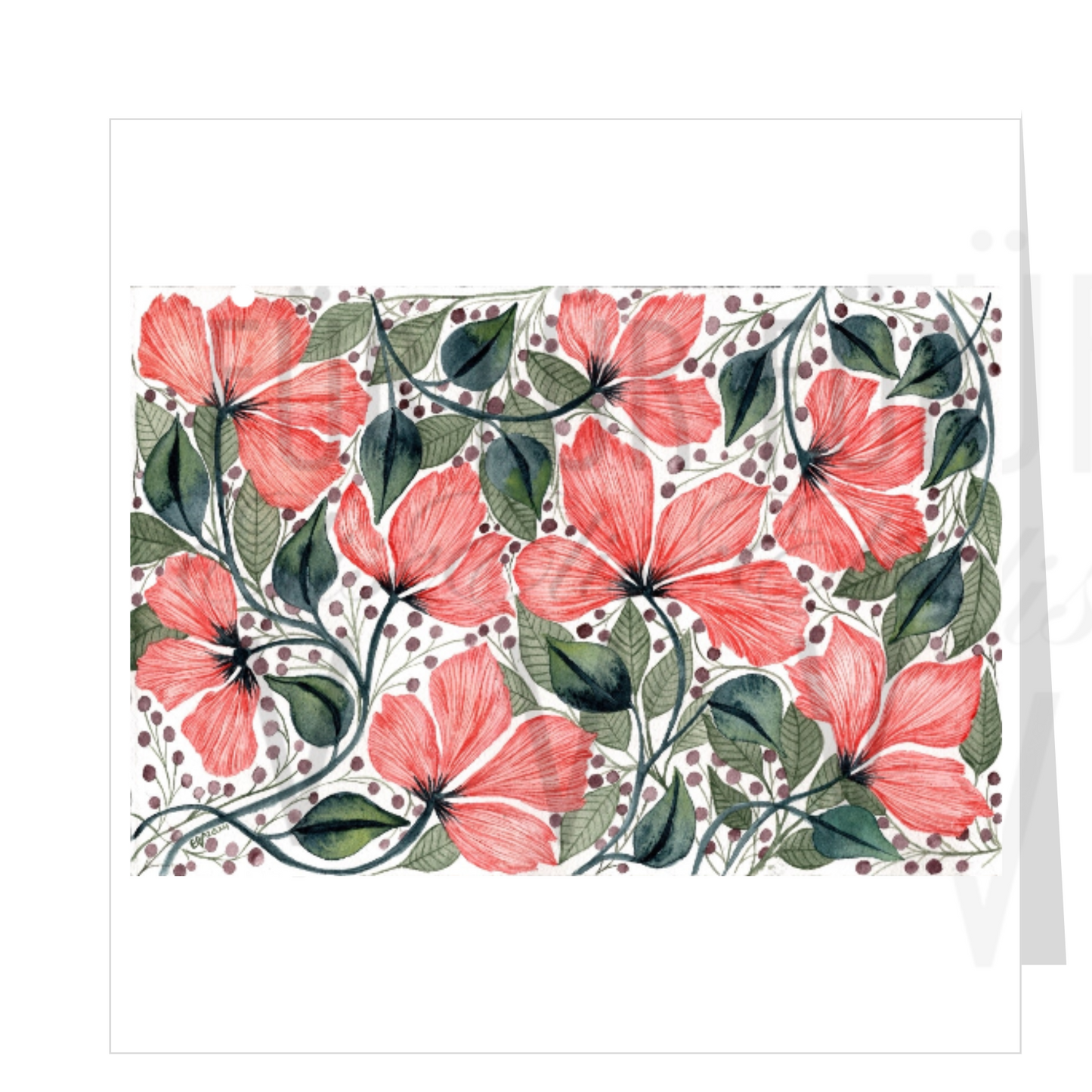 PEACH FLORAL DECOR