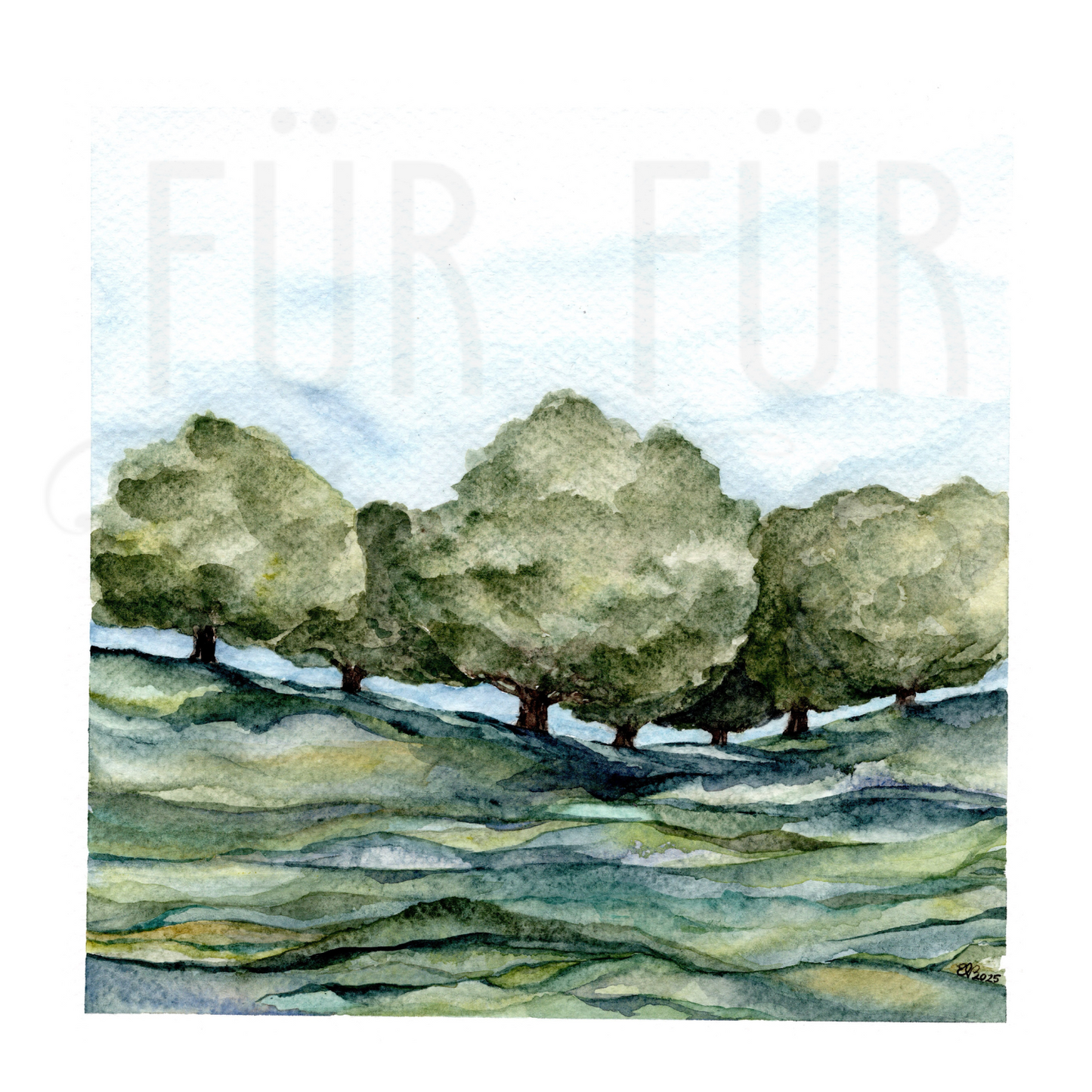 ROLLING TREED LANDSCAPE
