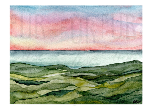 SUNSET LANDSCAPE