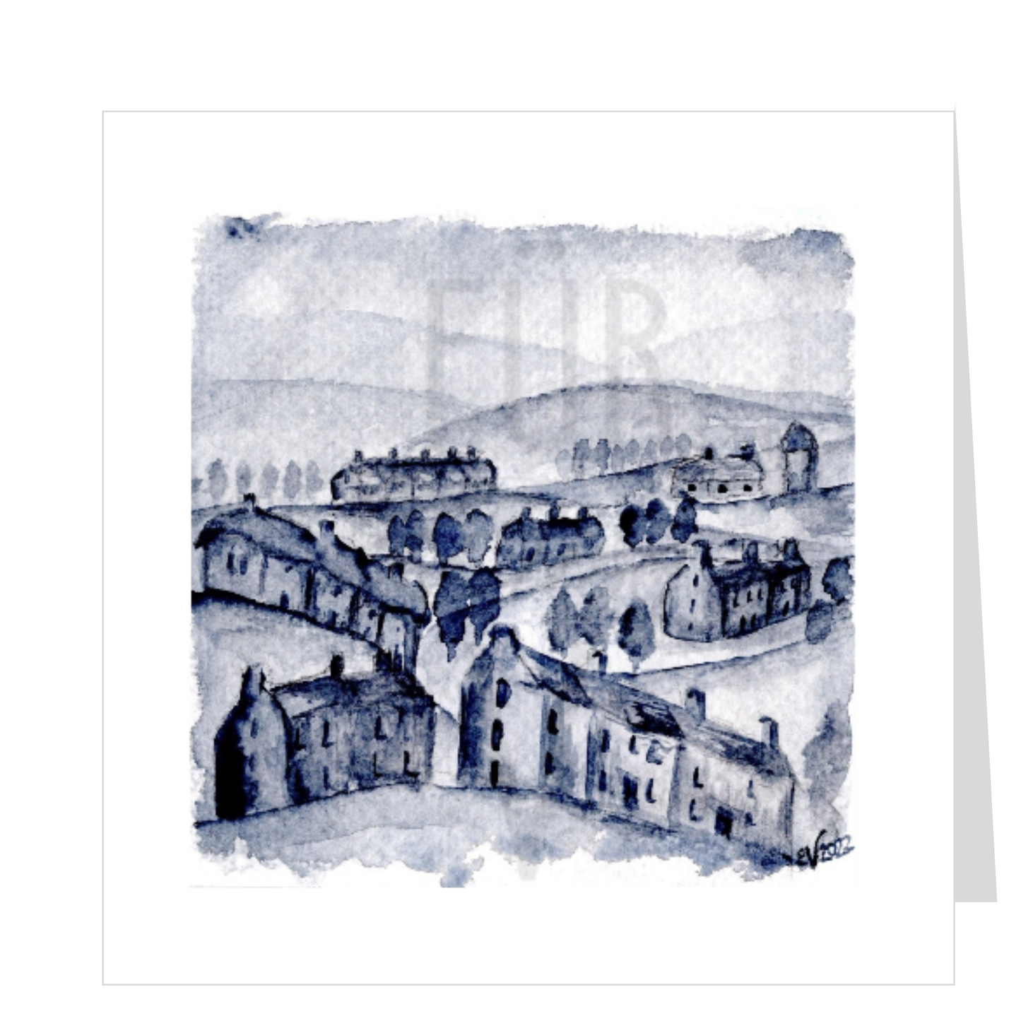 VILLAGE IN GREY